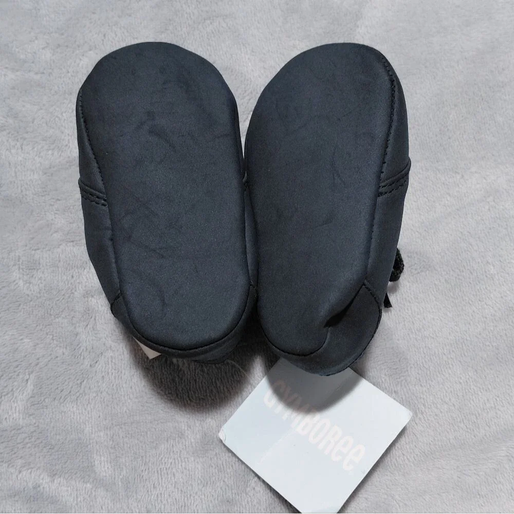 Gymboree Navy Blue Baby Crib Shoes Size 3